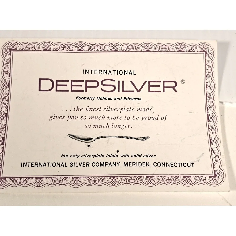 International Deepsilver Silver Orleans Silverplate Flatware (12) 5 pc Setting